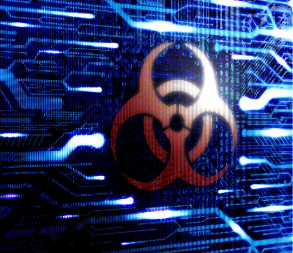 Cybreti vulnerability scanning dashboard showing malware infection risk