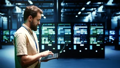 Hosting provider monitoring website security and technical health